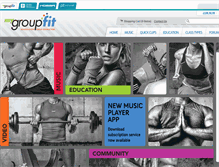 Tablet Screenshot of mygroupfit.com